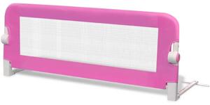 Barierka ochronna do łóżka, 102 x 42 cm, różowa