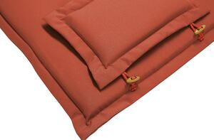 Zestaw 2 ogrodowych poduszek siedziskowych czerwonych na krzesło Toscana/Java Beliani