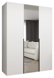 Szafa uchylna otwierana Alicante 2 150 wys. 202 cm biaÅy + u. czarny