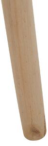 Doniczka na stojaku 35 x 35 x 55 cm drewniane nogi metalowa czarna Agros Beliani