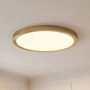 Lampa sufitowa Sorela Lindby, możliwość ściemniania, mosiężny / złoty, salon / jadalnia, metal, nowoczesny