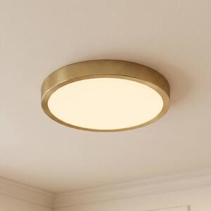 Lampa sufitowa Sorela Lindby, możliwość ściemniania, mosiężny / złoty, salon / jadalnia, metal, nowoczesny