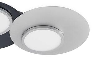 Lindby - Enavi 4 Lampa Sufitowa LED Black/Brown/Silver