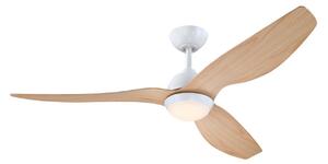 7316140 Cichy wentylator sufitowy LED DC, 132 cm – Westinghouse Westinghouse, ściemnialny, drewniany, salon, tworzywo sztuczne, nowoczesny