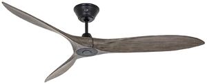 Wentylator sufitowy Eco Airscrew 152 cm, czarny, drewno – CasaFan CasaFan, Eco Airscrew, drewniany, salon, drewno, nowoczesny