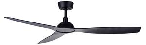 Wentylator sufitowy Moto, czarny, Ø 132 cm, cichy – Beacon Beacon Lighting, Moto, czarny, salon, tworzywo sztuczne, nowoczesny