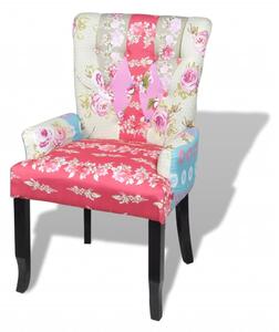 Fotel francuski patchworkowy