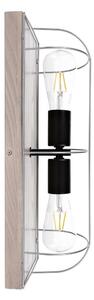 Envostar - Neptuna 2 Long Lampa Sufitowa Grey Wood/Black/Grey