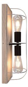 Envostar - Neptuna 2 Long Lampa Sufitowa Grey Wood/Black/Grey