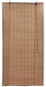 Rolety bambusowe, 100 x 160 cm, brązowe
