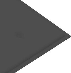 Ławka ogrodowa z poduszką, 120 cm, drewno akacjowe