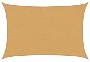 Żagiel przeciwsłoneczny, 160 g/m², piaskowy, 3,5x4,5 m, hdpe