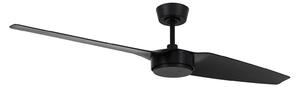 Wentylator sufitowy Condor, czarny, DC, cichy, Ø 137 cm – Beacon Beacon Lighting, Condor, czarny, salon, tworzywo sztuczne, nowoczesny