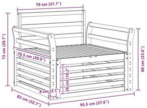 Sztuka 2 sofa z podłokietnikami naturalny