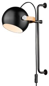 Halo Design - D.C Lampa Ścienna Long Ø18 Black/Oak
