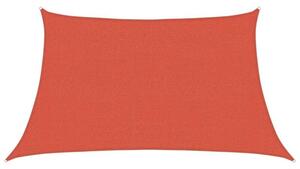 Żagiel przeciwsłoneczny, 160 g/m², terakotowy, 3/4x2 m, hdpe