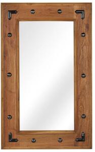 Lustro z ramÄ z litego drewna akacjowego, 50 x 80 cm