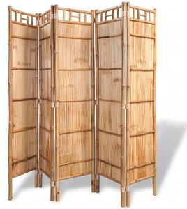 5-panelowy parawan bambusowy, 200x160 cm