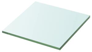 Półka szklana, bezbarwny panel, 20x20 cm