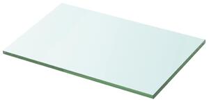 Półka szklana, bezbarwny panel, 20x30 cm