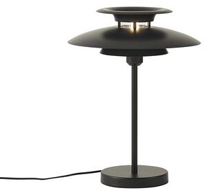 Lampa stołowa w stylu retro, czarna stal, 45 cm - Pauly
