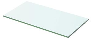 Półka szklana, bezbarwny panel, 50x20 cm