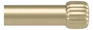 Stalowy regulowany karnisz w kolorze matowego złota 168 - 305 cm Cleo – Umbra