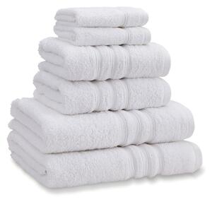 Białe bawełniane ręczniki frotte zestaw 6 szt. Zero Twist – Catherine Lansfield
