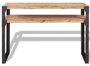 Stolik konsola z drewna akacjowego, 120x40x85 cm