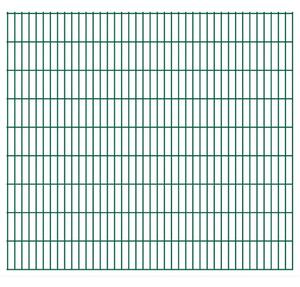 Panele ogrodzeniowe 2D, 2,008 x 1,83 m, 20 m, zielone