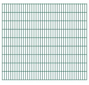 Panele ogrodzeniowe 2D, 2,008 x 1,83 m, 40 m, zielone