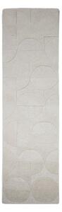 Wełniany chodnik tkany ręcznie w kolorze kości słoniowej 60x230 cm Gigi – Flair Rugs