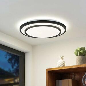 Lindby - Essina LED Lampa Sufitowa Dim. CCT Black/White Lindby