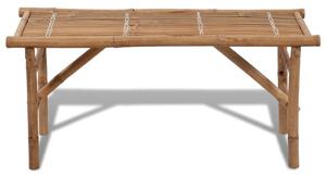 Składana ławka ogrodowa, 118 cm, bambusowa