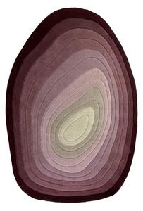 Fioletowy wełniany dywan tkany ręcznie 160x230 cm Puddle Ombre – Flair Rugs