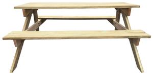 Stół piknikowy, 150 x 135 x 71,5 cm, drewno