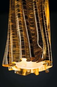 Slamp - Accordéon Vertical Lampa Wisząca Gold