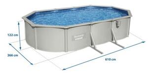 Basen stelażowy Hydrium 610x366x122 Bestway całoroczny 56369 zestaw