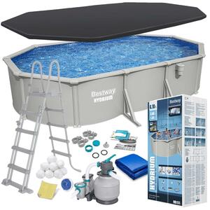 Basen stelażowy Hydrium 610x366x122 Bestway całoroczny 56369 zestaw