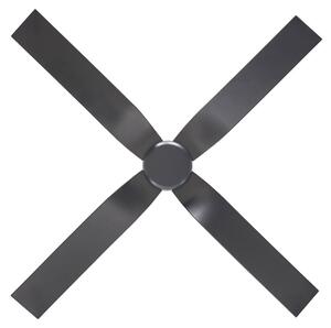 CasaFan Wentylator sufitowy Eco Ventos, szary, metalowy, IP44, DC, Wi-Fi Ventos, aluminiowy / szary / cynkowy, metal, nowoczesny