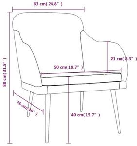 Fotel, czarny, 63x76x80 cm, obity aksamitem