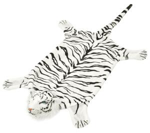 Pluszowy dywanik - tygrys, 144 cm, biały