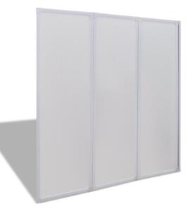 Drzwi prysznicowe, 117 x 120 cm, 3 panele, składane