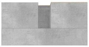 Szafka łazienkowa, szarość betonu, 65x33x60 cm