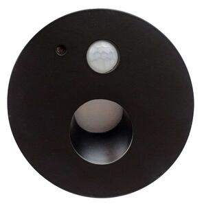Arcchio - Neru Round LED Wbudowana Lampa Ścienna w/Sensor Black Arcchio