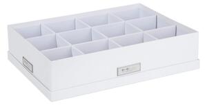 Białe pudełko z 12 przegródkami Bigso Box of Sweden Jakob, 31x43 cm