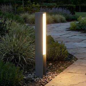 Lucande Lampa ogrodowa stojąca Teerk, czarny, aluminium, nowoczesny