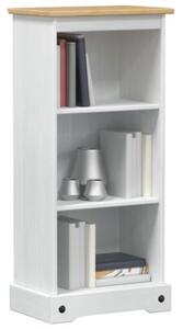 Półka na książki biały 46 x 29 x 100 cm lite drewno sosnowe