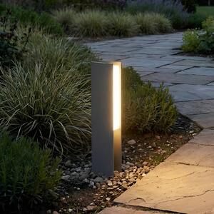 Lampa ogrodowa stojąca Teerk Lucande, czarny, aluminium, nowoczesny