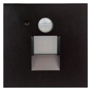 Arcchio - Neru Square LED Wbudowana Lampa Ścienna w/Sensor Black